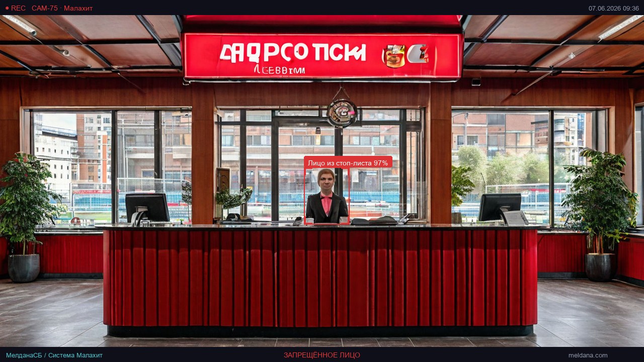 Детекция запрещённых лиц на стадионе в Череповце — от 4 200 ₽/стадион/мес