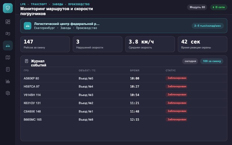 Интерфейс оператора — Система Малахит
